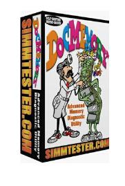 记忆体测试设备 DocMemory Diagnostic