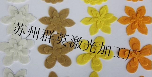 供应苏州无纺布 毛毡 激光裁剪加工