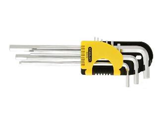 9件套公制长内六角92-619-23，史丹利工具