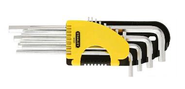12件套英制长内六角92-620-23，史丹利工具