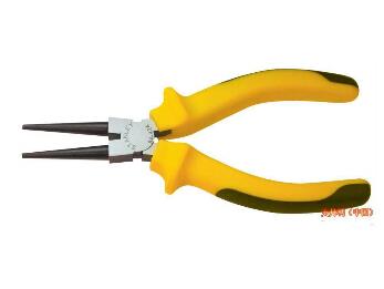 双色柄平嘴钳84-424-23，史丹利工具