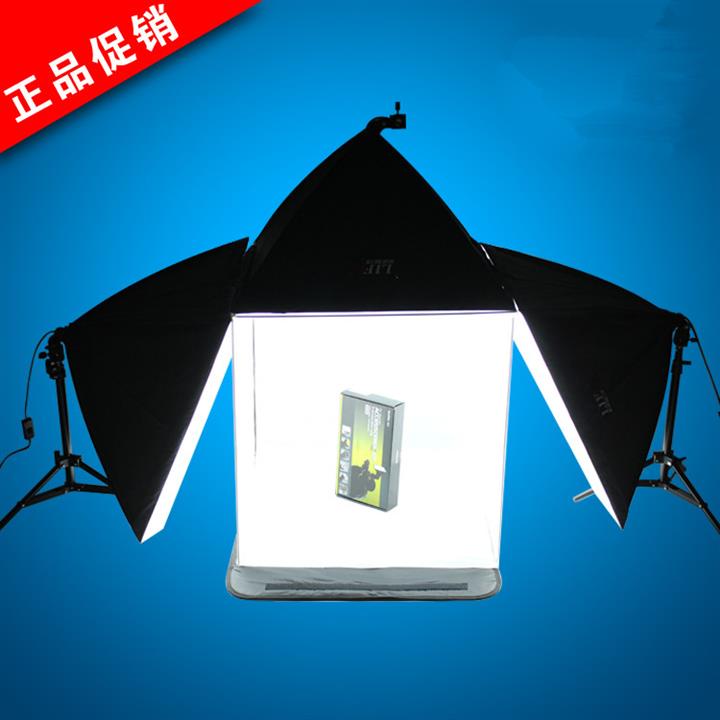50CM攝影棚柔光箱攝影燈套裝三燈 網店中小型產品拍攝棚套裝