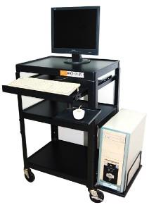 供应广州电脑设备投影移动推车四轮移动推车