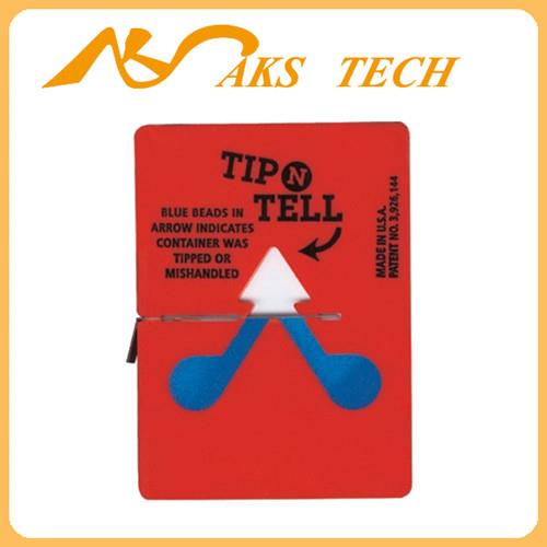 供应美国进口Tip N Tell人字型防倾斜标签 防倒置标签