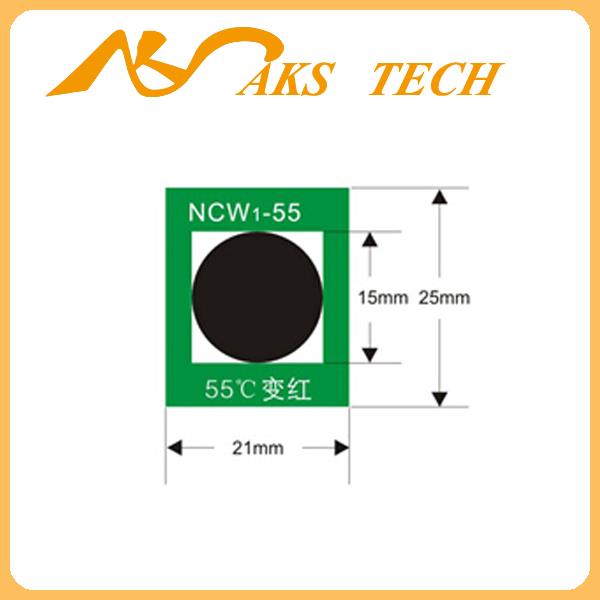 供应深圳可逆型温度标签 遇温变色标签