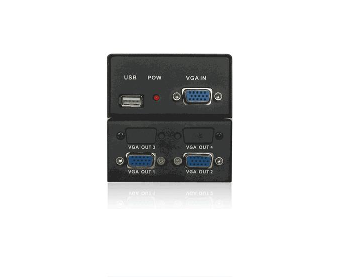 广州格芬VGA1分2集线器 VGA1分2分配器