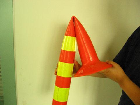PVC警示柱,道路分道柱,柔性柱-道路分道柱-厂家批发