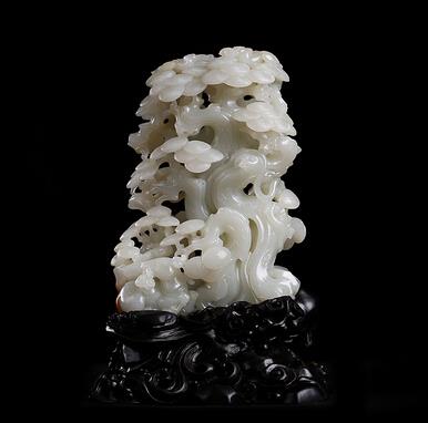 和田玉籽料鹤鹿同春摆件 购买和田玉籽料鹤鹿同春摆件去哪里