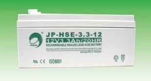 供应JP-HSE-3.3-12劲博蓄电池12V3.3AH厂家直销
