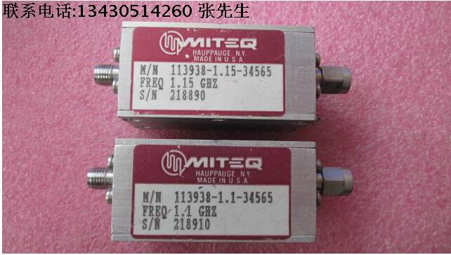 MITEQ 113938-1.GHz 18dB SMA 低噪声微波功率放大器