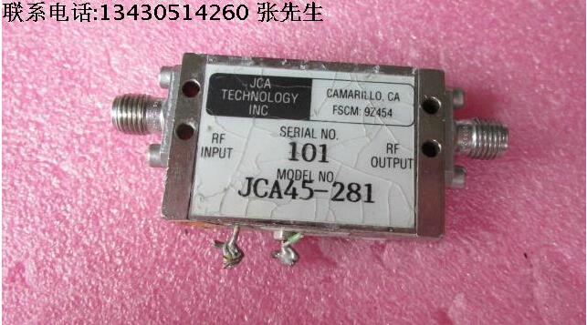 美国JCA JCA45-281 1.88-7.5GHz 20dB SMA 低噪声微波功率放大器 