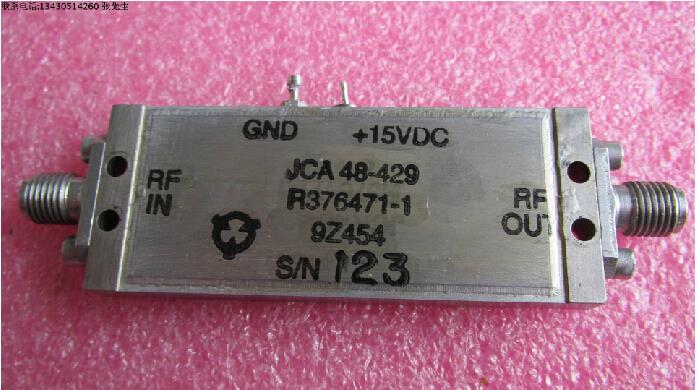 JCA JCA48-429 3-8GHz 30dB SMA 低噪声微波功率放大器 射频功放 