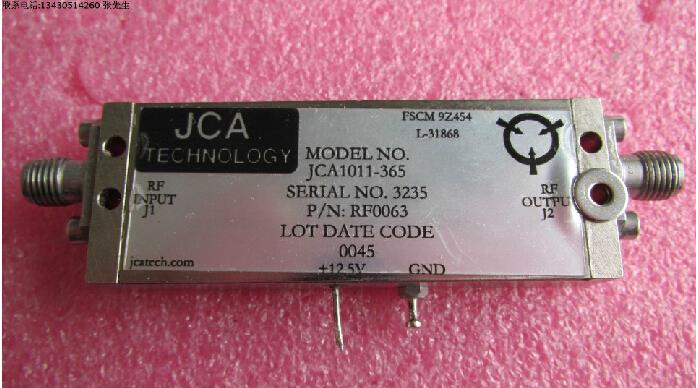 JCA JCA1011-365 5.5-11GHz 32dB SMA 功放低噪声微波功率放大器 