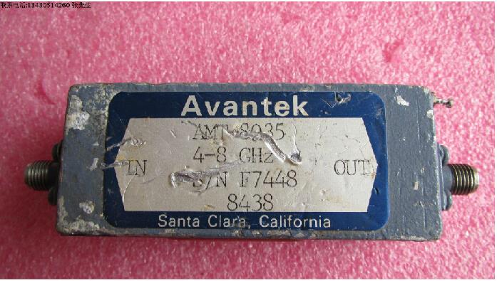 Avantek AMT-8035 4-8GHz 40dB SMA低噪声微波功率放大器射频功放
