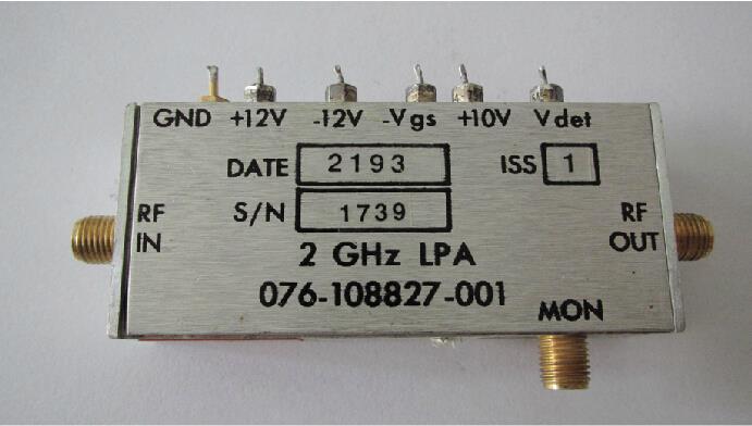 076-108827-001进口 2GHz 射频微波低功率放大器 性能包好 具体指