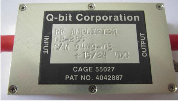 QB-256 100K-300MHz 24dB 21dBm 低噪声高频微波功率放大器 