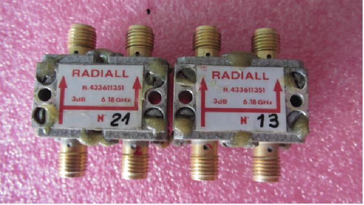 RADIALL R433611351 6-18GHz 3dB  90度功率 功分器 电桥 