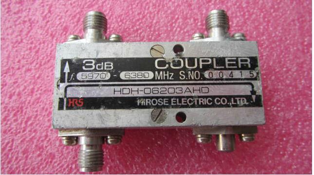 日本广濑 5.97-6.38GHz SMA  90度耦合电桥 90度功分器 3dB电桥