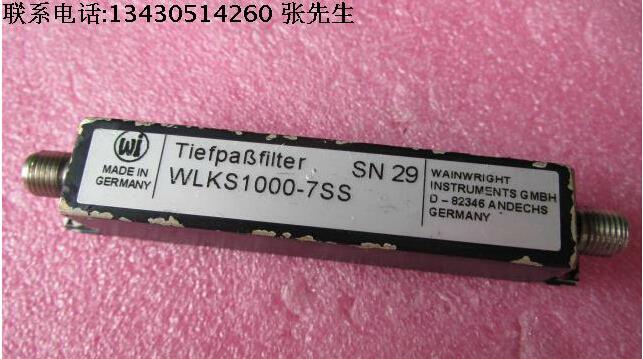 WI 进口 WLKS1000-7SS 1000MHz SMA母 RF 射频微波同轴低通滤波器