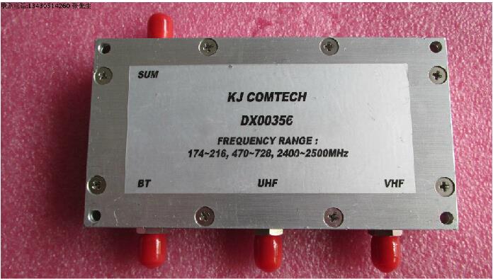 DX00356 RF3工器 230MHz低通 410-980MHz带通 400MHz高通 滤波器 