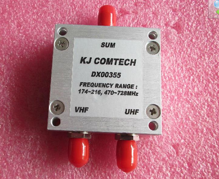 进口 DX00355 RF 射频同轴 双工器 230MHz低通 400MHz高通 滤波器
