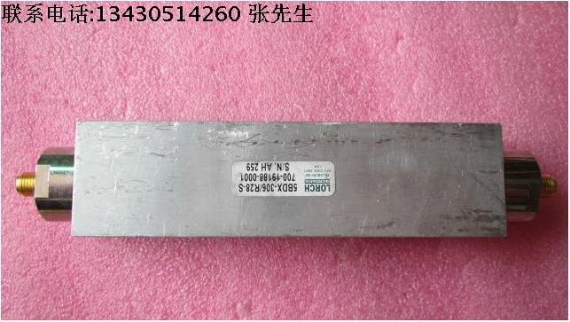 LORCH 5BDX-306/R28-S 306MHz SMA母 RF 射频微波同轴带通滤波器