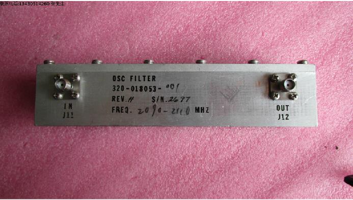 进口 320-00-2110MHz SMA RF 射频同轴带通滤波器 