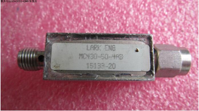 LARK ENG MC430-50-4AB 430MHz SMA RF 射频微波同轴带通滤波器 