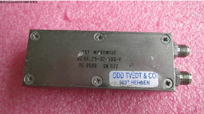 美国进口 66.25MHz 带宽32MHz SMA 射频微波同轴 带通滤波器 