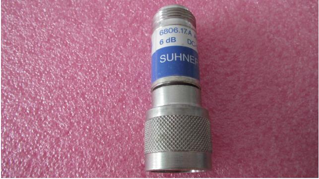 HUBER+SUHNER 6806.17.A 6dB 12.4GHz N接头 RF 射频同轴衰减器 