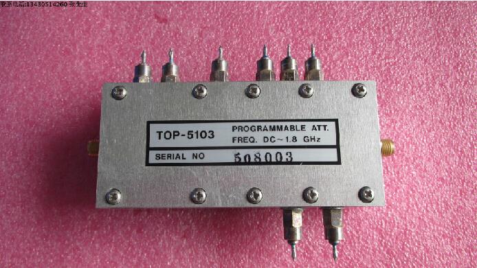 TOP-5103 PROGRAMMABLE ATT DC-1.8GHz SMA RF射频同轴电控衰减器