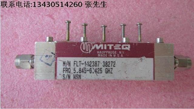 MITEQ FLT-112387-38272 5.845-6.425GHz SMA RF 射频带通滤波器 