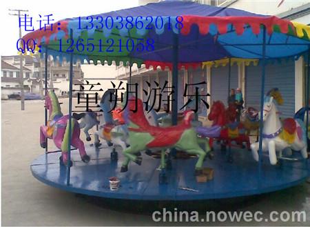 赤峰简易转马  简易转马儿童游乐设备