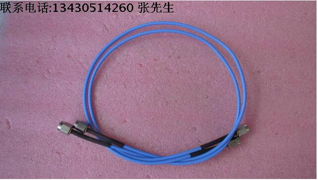  美国进口 DC-20GHz SMA公-SMA公 线径4.2mm 45厘米同轴电缆跳线 