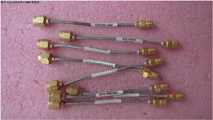  美国进口 DC-18GHz SMA 8.5公分 射频微波半柔性同轴电缆跳线 