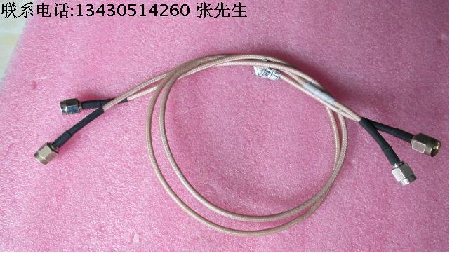  进口拆机 DC-6GHz SMA公-SMA公 50厘米 RF 高频同轴测试电缆跳线