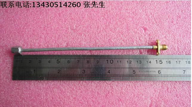  美国进口DC-18GHz SMA公-SMA母 15CM 半柔性 RF射频微波跳线电缆