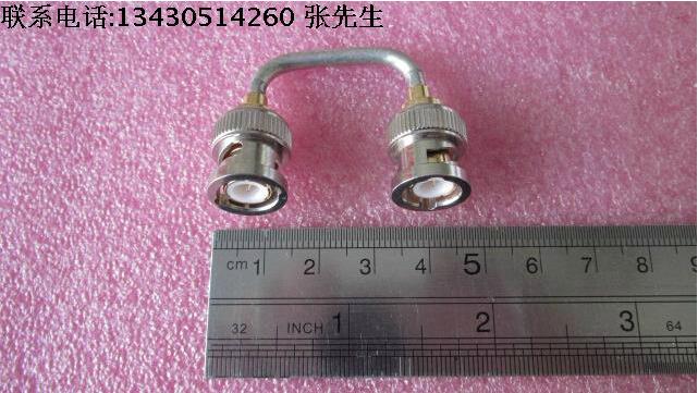 RADIALL BNC公-BNC公 射频同轴稳幅稳相铜管半刚性电缆跳线