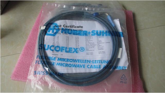 进口HUBER+SUHNER SUCOFLEX 104 SMA公 18GHz 3米 射频测试电缆 