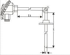 WRN-530直角弯头热电偶,温度传感器,深圳厂家