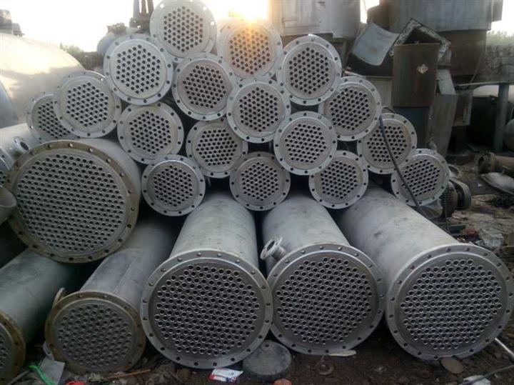 出售二手不锈钢冷凝器,二手不锈钢列管冷凝器