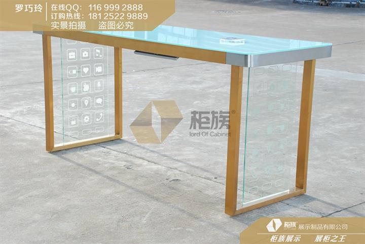 供应杭州土豪金苹果体验台批发,苹果体验台定做