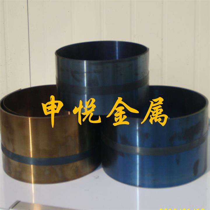 供应发蓝折弯65Mn弹簧钢带 65Mn高淬火耐高温弹簧钢带