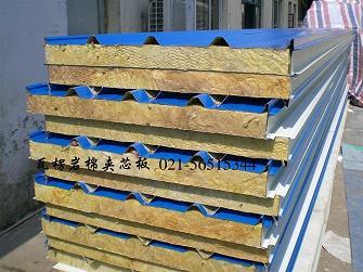 瓦楞夹心板 岩棉瓦楞夹心板 聚氨酯夹心板