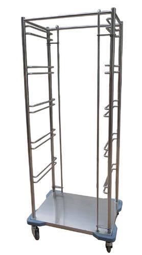 供应YC-LC2020不锈钢单列篮筐运输车