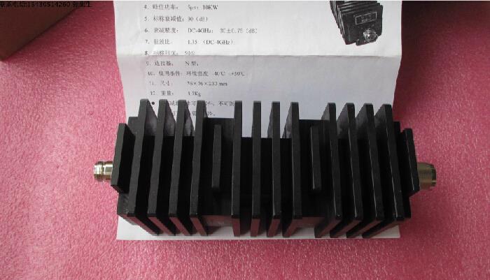 全新原装 上海华相 DTS100 4GHz 100W 30dB 大功率同轴衰减器 
