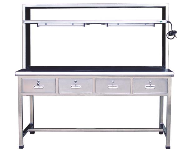 供应单面四抽器械检查打包台