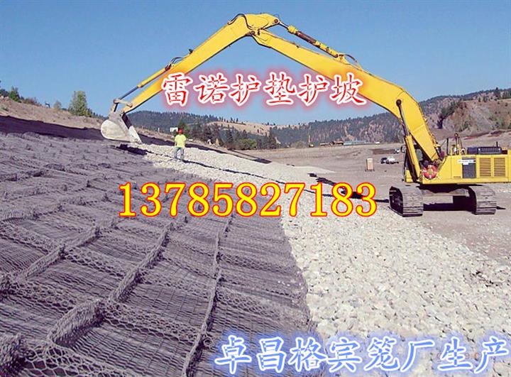 水利堤防格宾垫 河岸护堤固滨笼 高尔凡绿滨垫 卓昌格宾垫价格