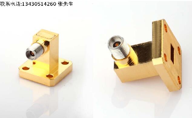 26.5-40GHz 50 2.92mm-WR28 BJ320 微波 波导转同轴转接器 