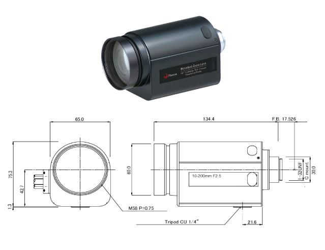 供应凤凰10-200mm电动变焦镜头，PMH20Z10M25P